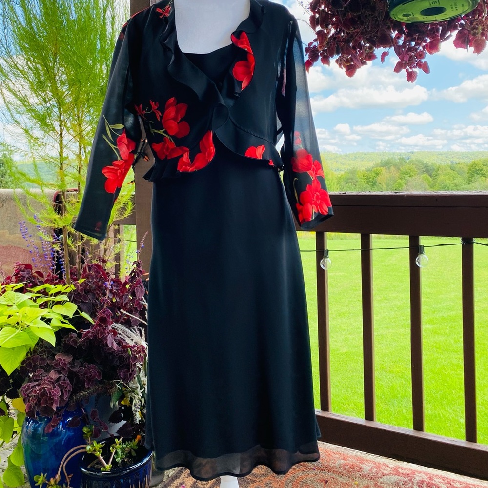 Slip Dress with Jacket